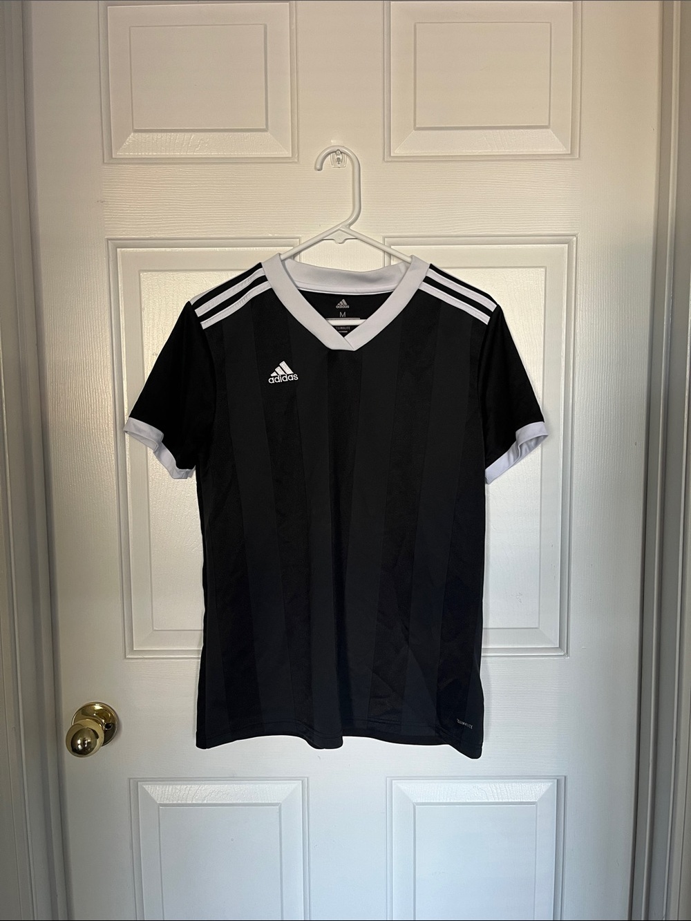 Adidas Black Soccer Jersey | Medium